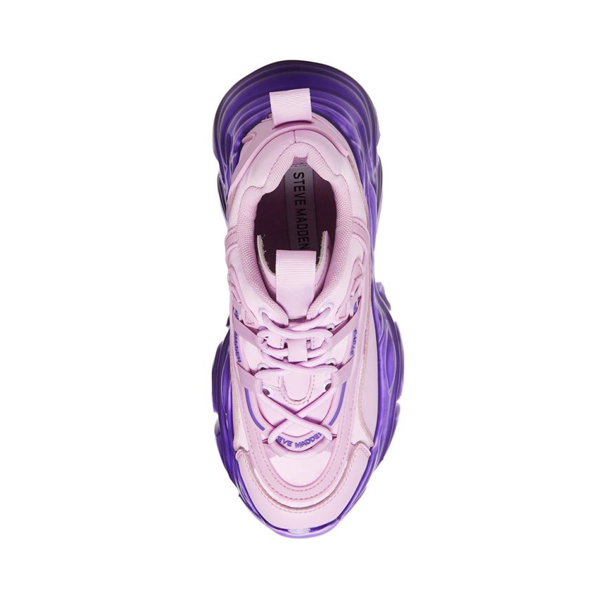 Purple Steve Madden Revel Women's Sneakers | PH 0176ZXJ